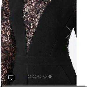 Bebe Dahlia Lace Romper